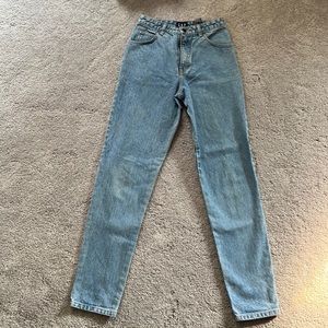 GAP Vintage Straight Leg High Waisted Jeans